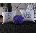 Ver imagem 1 de Kit Isabella Cobre Leito Queen Preto - Azul