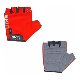 Luva Ciclismo Skin Sport Fun Meio Dedo Vermelha - 2