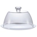 Ver imagem 2 de Boleira White com Tampa Opaline em Vidro Ø25cm - Ruvolo