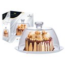 Ver imagem 3 de Boleira White com Tampa Opaline em Vidro Ø25cm - Ruvolo