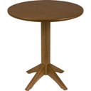 Ver imagem 1 de Mesa de Madeira Tramontina London Redonda em Tauarí Amêndoa 2 Lugares 70 Cm