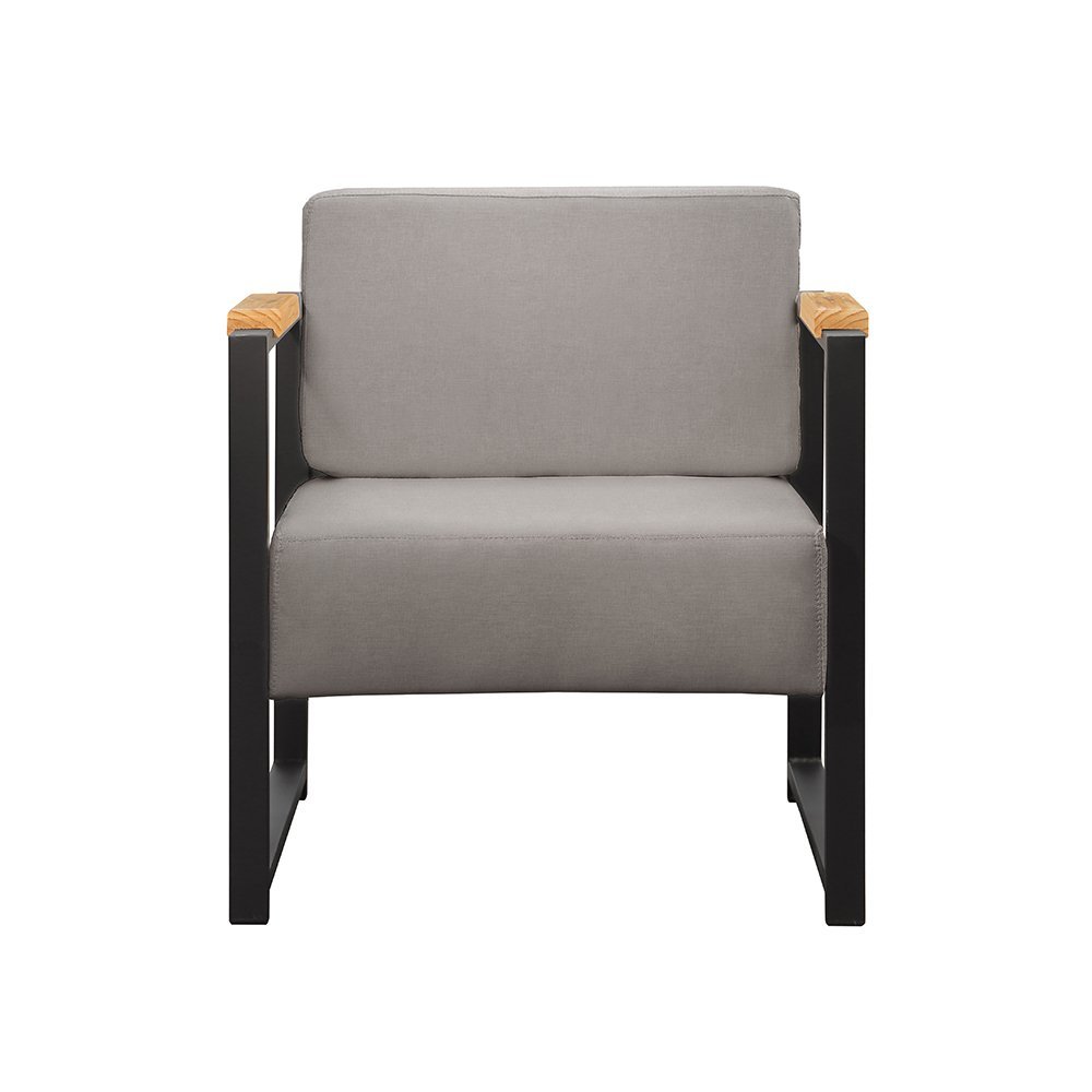 Poltrona Kira Armchair Decor Linho Cinza - 2