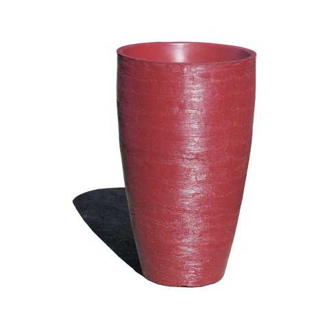 Vaso Planta 65x40 Oval Moderno Polietileno - VINHO BORDO 021