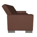 Ver imagem 5 de Sofá Cama 2 Lugares para Sala de Estar Lisboa Suede Marrom