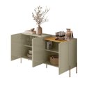 Ver imagem 2 de Buffet Aparador 150cm 4 Portas Cais Madetec
