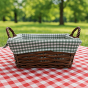 Ver imagem 3 de Cesta com Alça Tecido Mundiart 23x23x8cm Organizadora Premium Estilo Funcional