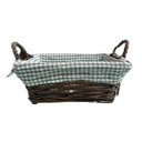 Ver imagem 1 de Cesta com Alça Tecido Mundiart 23x23x8cm Organizadora Premium Estilo Funcional