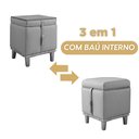 Ver imagem 4 de Puff Flex Quadrado Baú Mesa de Centro 3 em 1