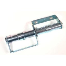 Puxador Vitro Zincado 80Mm Punho Centro Para Janela Madeira - 2