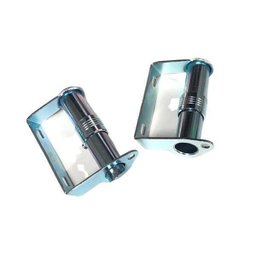 Puxador Vitro Zincado 80Mm Punho Centro Para Janela Madeira - 1