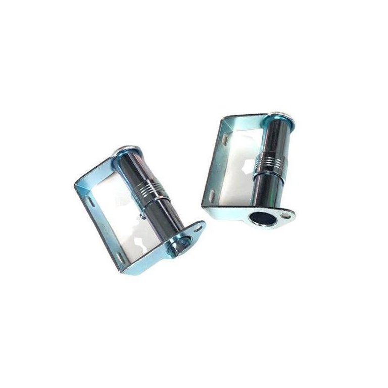 Puxador Vitro Zincado 80Mm Punho Centro Para Janela Madeira