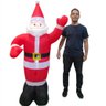 Papai Noel Inflavel Natal 1 Metro e 90cm Natal Enfeite Natalino Decoraçao Comercio Casa Festa Evento - 3