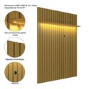 Ver imagem 4 de Rack com Painel para Tv até 70 Polegadas Perla 2 Gavetas 1 Prateleira Cedro/off White - Pnr Móveis
