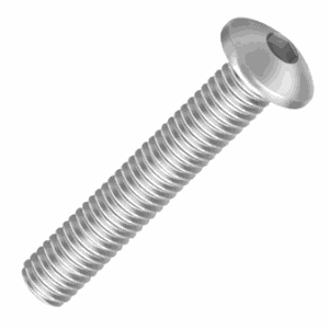 100 pçs Parafuso Abaulado Allen sext. Inox 304 M6 6 x 20mm