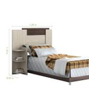 Ver imagem 7 de Quarto de Solteiro Completo Espresso Móveis com Cabeceira e Guarda-Roupa 378195