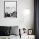 Ver imagem 4 de Luminária Lustre Pendente 215cm Jabuticaba Globo Vidro 15cm Metal Teto Gimpo Pj15:dourada