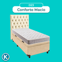 Ver imagem 4 de Kit Cama Box Bau + Cabeceira + Colchão Solteiro D23 - D23 - Inducol