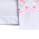 Ver imagem 2 de Jogo de Cama Emozione Casal King Size 4 Peças Percal 200 Fios 100% Algodão Bordado - Branco