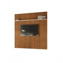 Ver imagem 3 de Estante Home Theater com Bancada Suspensa Luna com Aparador para Sala Buffet Mônaco Cinamomo Off