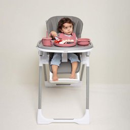 Babador de Silicone com Pega Migalhas Piccolo Terracota - Infanti - 2