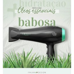 Secador de Cabelo Gama Babosa Ceramic Íon 2100w com Difusor - 8
