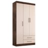 Guarda-Roupa Solteiro 3 Portas 2 Gavetas Kioto - 4