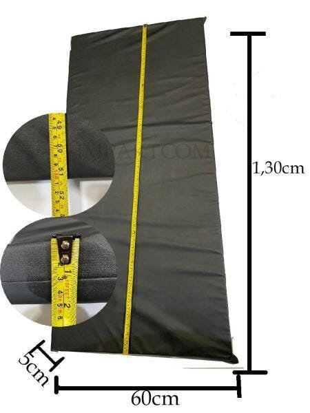 Colchonete Para Escolas E Creches 1,30 X 60 X 5 (Preto ) - 2