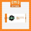 Ver imagem 2 de Kit 3 Discos de Serra Mármore Corte Diamantado Segmentado 110m 110x20x10 DSMS110 - EOS