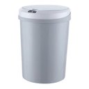 Ver imagem 1 de Lixeira Automática Redonda 12 Litros Usb com Sensor Cinza