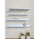 Ver imagem 2 de Kit Prateleiras Brancas 80x20cm Quarto Sala Parede Decoração:1 Prateleira