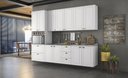 Ver imagem 2 de Cozinha Modulada Americana com 6 Peças Branco Hp - Henn