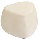 Ver imagem 1 de Puff Orgânico Decorativo 75cm Orbis Bouclé Off White - Nexta Casa