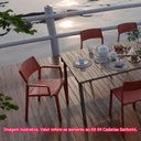 Ver imagem 7 de Kit 04 Cadeiras Santorini Polipropileno Preto - 73378