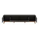 Ver mais imagens de Rack Kappesberg 3 Portas Preto Fosco/chumbo 218 Cm