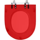 Ver imagem 1 de Assento Sanitario Poliester Vogue Plus Vermelho Translucido para vaso Deca
