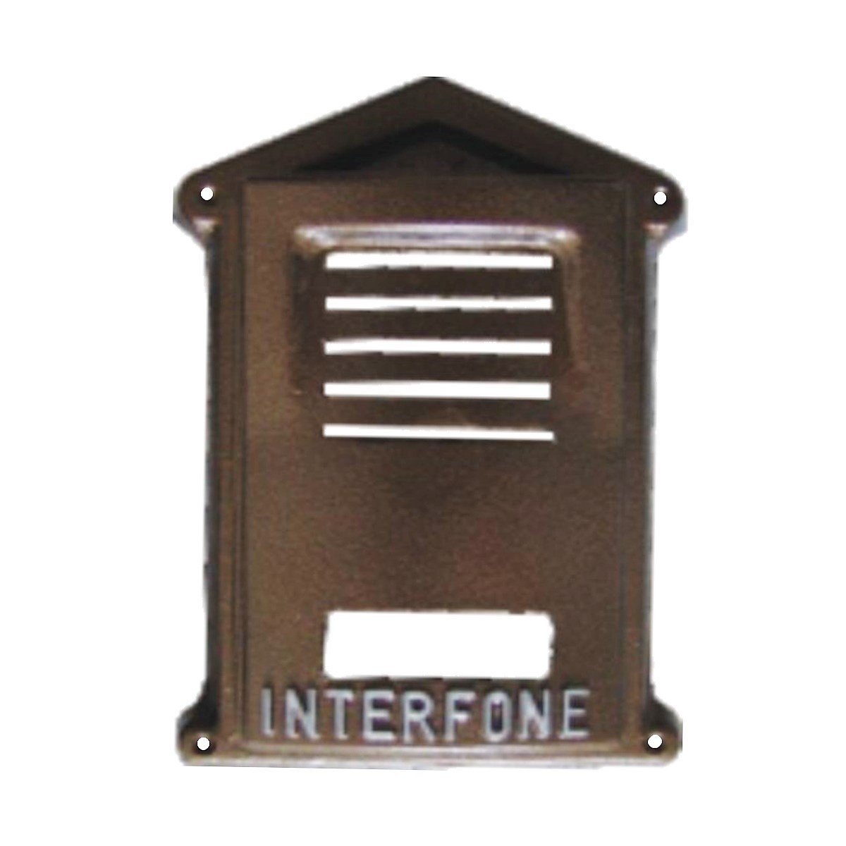 Protetor Interfone Caixa Alumínio Fundido N01 Ouro Craqueado - 1