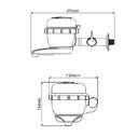 Ver imagem 2 de Torneira Elétrica para Cozinha Prática Touch Zagonel - Branca Voltagem:220v 220v