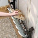 Ver imagem 3 de Suporte Organizador Sapatos Toalhas Adesiva Banheiro Parede Quarto Entrada Closet Lavanderia Sala Ca