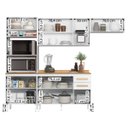Ver imagem 4 de Conjunto de Cozinha Nina Modulado com 10 Portas e 2 Gavetas