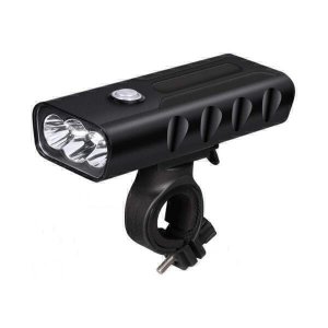 Farol Bicicleta Triplo Led T6 Recarregável Usb com Powerbank