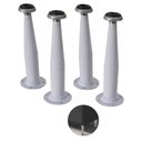 Ver imagem 1 de Pé Regulável Cônico Branco 20cm 4 Unidades Archi