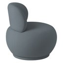Ver imagem 7 de Poltrona Orgânica Aisha Base Fixa Bouclé Azul Claro - Nexta Casa