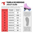Ver imagem 3 de - Patins Quad Jolly Lilas | 58mm Abec 7