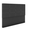 Cabeceira Estofada Casal 140 Cm Terra Linho Preto Skybox - 2