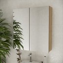 Ver imagem 1 de Espelheira de Banheiro 75cm ESP4010 Nature Marrom/Carvalho
