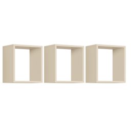 Jogo de Quarto para Bebê Classic New Areia Fosco com Madeira - Reller - 6
