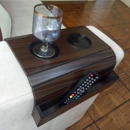 Bandeja para Sofá Porta Copo e Controle - 4
