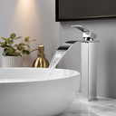 Ver imagem 2 de Torneira Banheiro Lavabo Misturador Monocomando Cascata Bica Alta