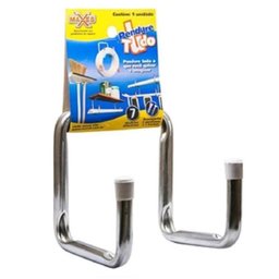 Gancho Suporte Parede Duplo Escada Bicicleta Com Parafusos - 3