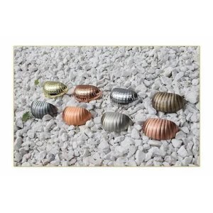 Puxador Concha Ostra 64Mm Níquel Escovado - Gruppa